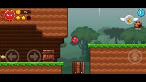 Новый КРАСНЫЙ ШАРИК - БОСС №1 прохождение игры на андроид 1 серия. Мультик игра для детей