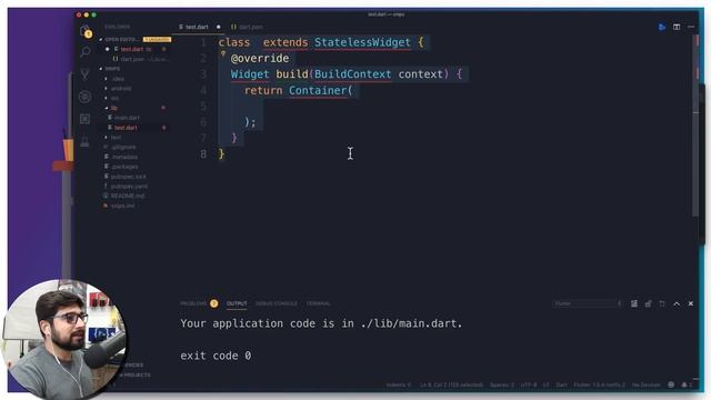 How to Design flutter snippets in VSCode смотреть онлайн