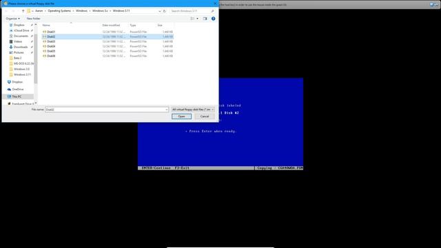 Windows 3.11 - Installation in Virtualbox смотреть онлайн