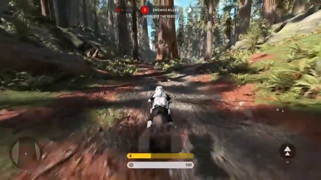Star Wars BATTLEFRONT 1rst Time Speeder Bike Crashes. смотреть онлайн
