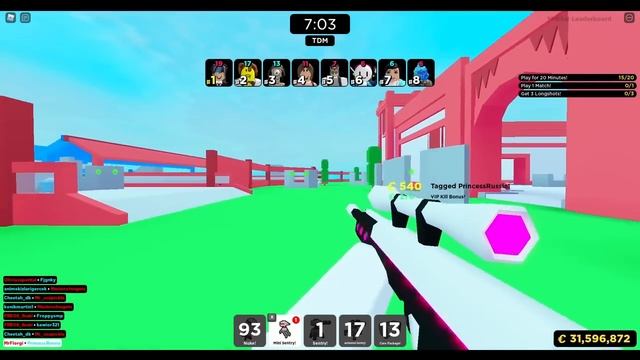 Reaching 999 LVL (Roblox Big Paintball) смотреть онлайн