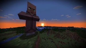 Последний день лета, но поет житель из Minecraft