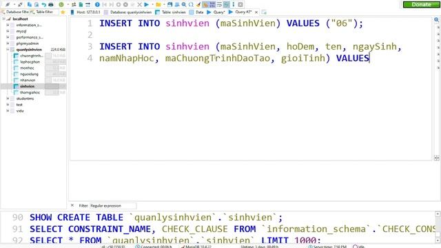 Học SQL 10. Câu lệnh INSERT INTO và cách sử dụng | Tự học câu lệnh SQL | Học SQL смотреть онлайн