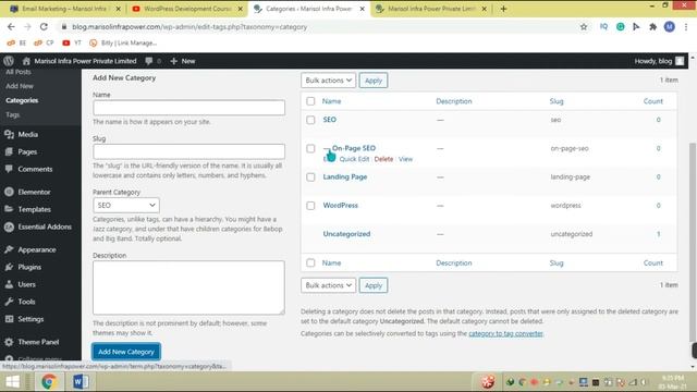 How to Add a Category in the WordPress Menu | WordPress Development Course смотреть онлайн
