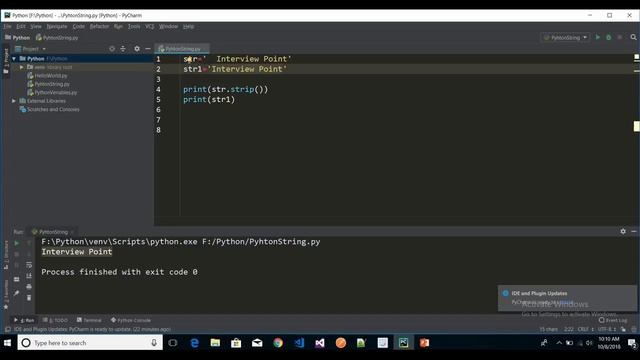 Python Strings | Python Tutorial | Part-5 смотреть онлайн