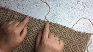 Мужской свитер вывязан узором ,,соты,, размер 46-48// Мастер класс// подробное описание