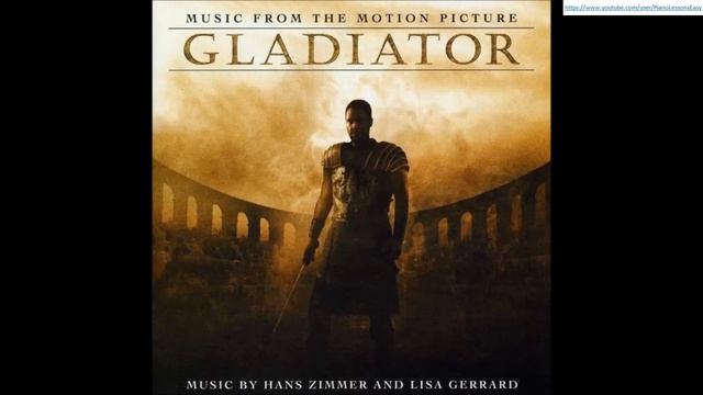How to play Gladiator "Now we are free" (Piano for Beginners) Level 1-3 смотреть онлайн