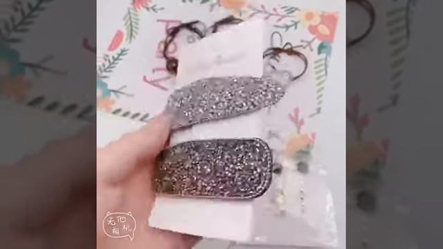 Заколка для волос 3 шт./компл. с жемчужинами и кристаллами геометрический украшение аксессуары