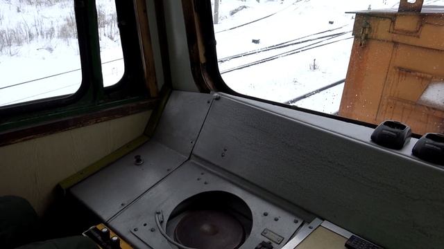 Видео из кабины тягового агрегата ОПЭ1-297 смотреть онлайн