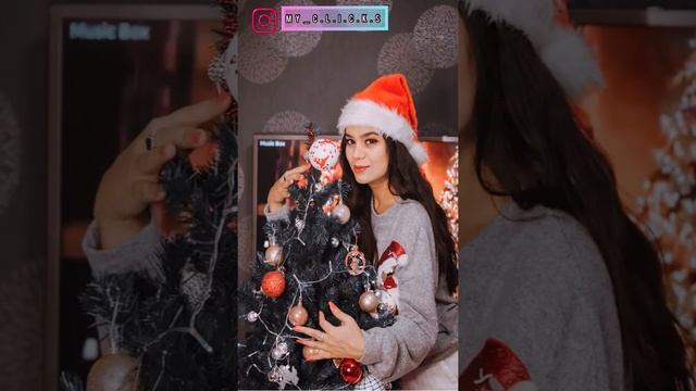Best Christmas Photo || Christmas Pose For Girls || Photos with Christmas tree || My Clicks смотреть онлайн
