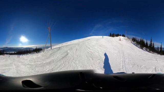 gopro max - 360 Шерегеш январь 2021 - трасса "Панарама" смотреть онлайн