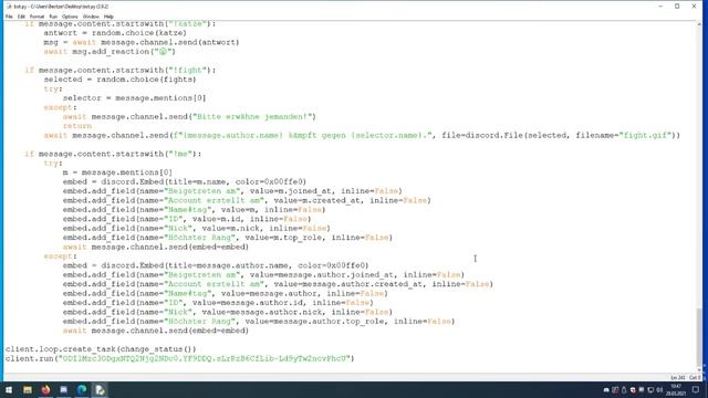 Outtake: Python Discord Bot erstellen #014 Private Voice Channels смотреть онлайн
