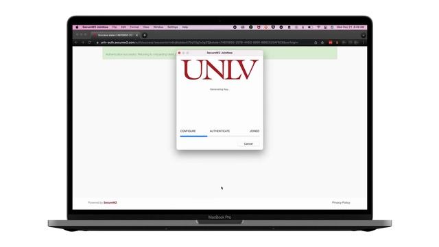 Connect your MacOS device to eduroam at UNLV смотреть онлайн