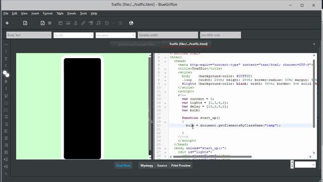 Using setTimeout() in JavaScript / Traffic Light Example смотреть онлайн