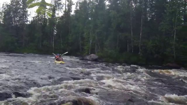 р. Поньгома, порог "Кособокий", июль 2012 смотреть онлайн