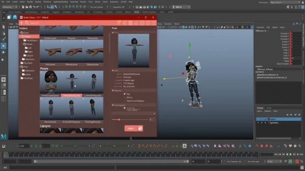 HOW TO USE STUDIO LIBRARY [MAYA PLUGIN] - 3D Animation Tutorial