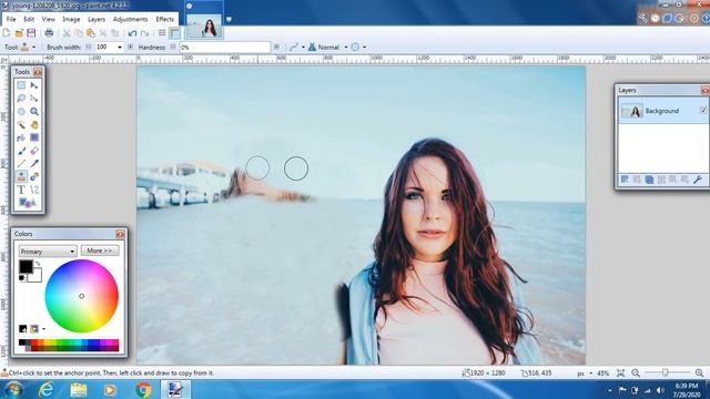 How to Remove a Person from an Image || Paint.net смотреть онлайн