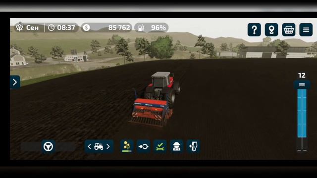 Посевная рапса/Sowing. Massey Ferguson MF 3670, Norbsten HK 25 #3 (Farming Simulator 23) смотреть онлайн