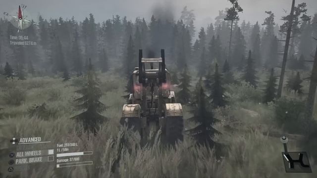 MUDRUNNER a Spintires Game: PS4, Ep 8 (The Ridge is Kicking my Butt!). смотреть онлайн