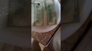 Как отмыть доллары , и другие купюры от загрязнений , плесени , чернил!