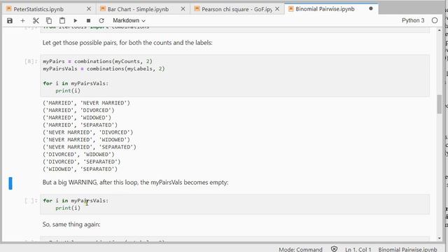 Python - Binomial Pairwise Test смотреть онлайн