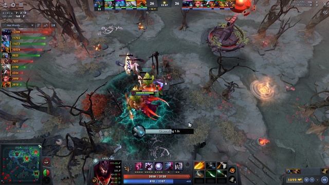 Spectre Dota 2 Gameplay Ana with 22 Kills and Radiance смотреть онлайн