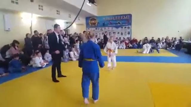 Анастасия Т 34 Тюнина 10 лет Турнир по ДЗЮДО 22 12 2018г Ролик 3 смотреть онлайн