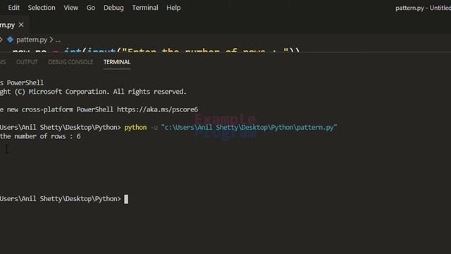 Python Pattern Printing Programs | Right Angle Triangle Star Pattern ( Nested For Loop ) смотреть онлайн