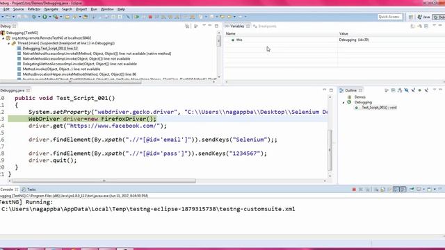 Selenium Tutorial for Beginners || How to Debug Program in Eclipse IDE | Debug Selenium Test смотреть онлайн