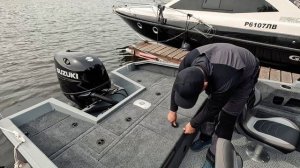 WindBoat 5.0 EvoFish + Suzuki DF 100 BTX. Обзор катера для рыбалки