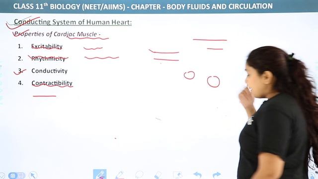 Conducting System of Human Heart (Part 1)- Body Fluids and Circulation |Class 11 Biology смотреть онлайн