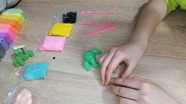 Мастер-класс по лепке лягушки из воздушного пластилина смотреть онлайн