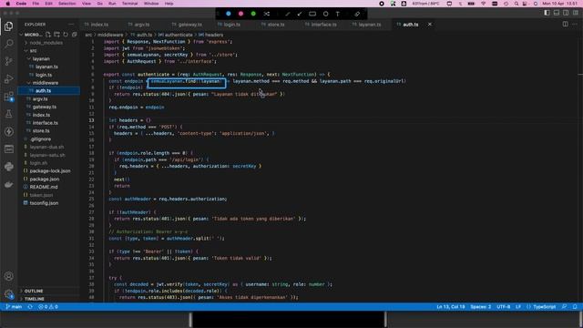 Belajar Menangani Middleware di Microservices dengan Node JS смотреть онлайн
