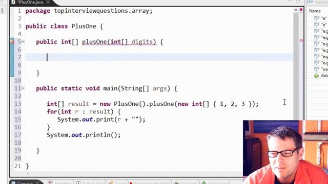 Leetcode PlusOne Java solution смотреть онлайн