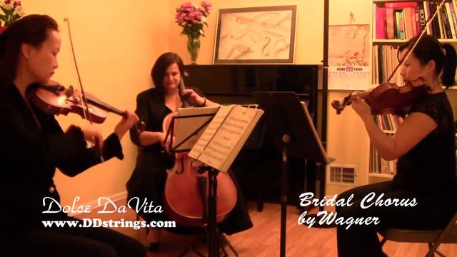 The Bridal Chorus by Wagner (Dolce DaVita Strings Trio) смотреть онлайн