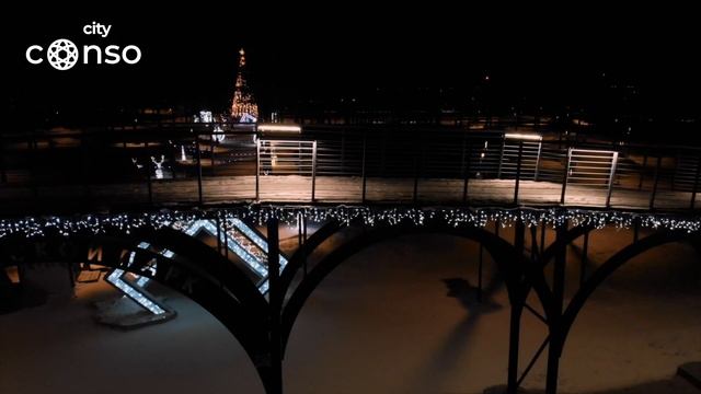 Новогоднее оформление города Тайшет, 2022 #ПроектРУСАЛ смотреть онлайн