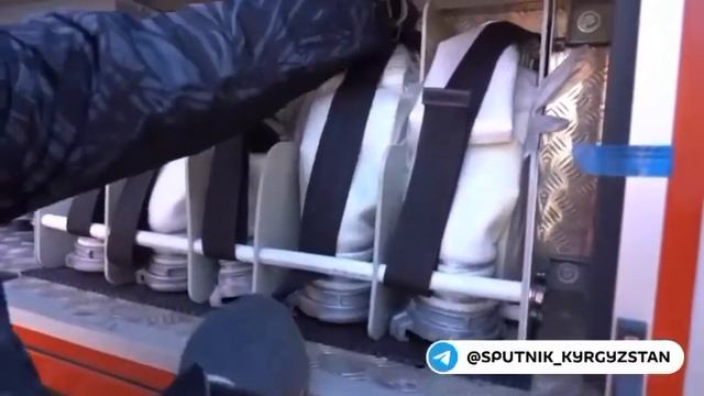 Пожарные автомобили в Кыргызстане