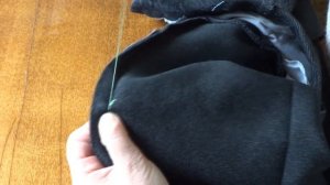 Зашиваем брюки ручным машинным швом