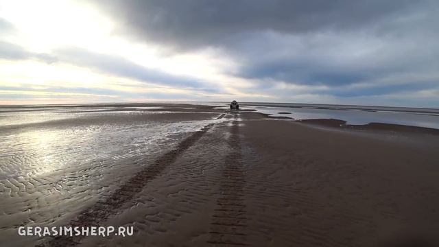 Вездеход чуть не утопили, вездеходы идут на Край Земли! Канин Нос ч5 смотреть онлайн