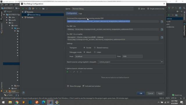 Remote debugging with IntelliJ Java project | PickoCode смотреть онлайн