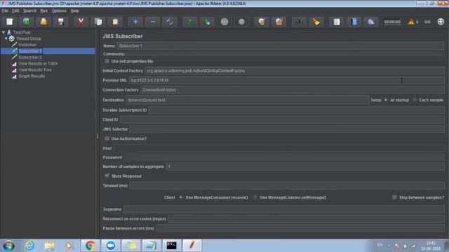 Jmeter Tutorial | Geeky Rabbit | Chapter 9 - JMS Publisher Subscriber Test Plan In JMeter смотреть онлайн