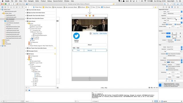 Twitter Clone - 4.1 - Profile Tab Layout - Firebase + Swift(IOS) Tutorial смотреть онлайн