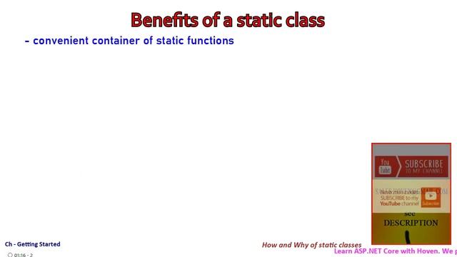 How and Why of static classes|C# Getting Started смотреть онлайн