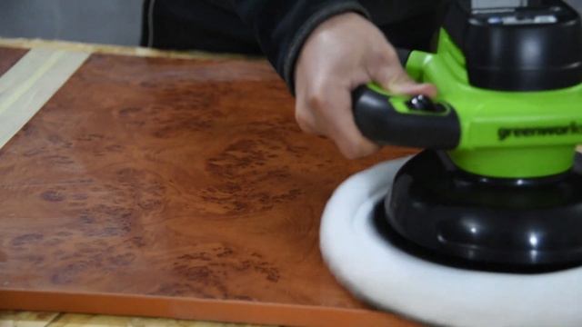 Аккумуляторная полировальная машина Greenworks G24BU10 обзор и полировка смотреть онлайн