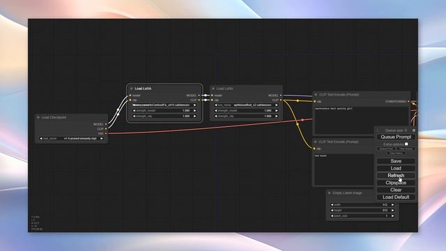 LoRA для SDXL 1.0 и Stable Diffusion 1.5 в ComfyUI смотреть онлайн