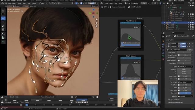 ⚠️ DON’T do this for FREE / Chrometype Mask Fashion Photo / Blender Tutorial смотреть онлайн