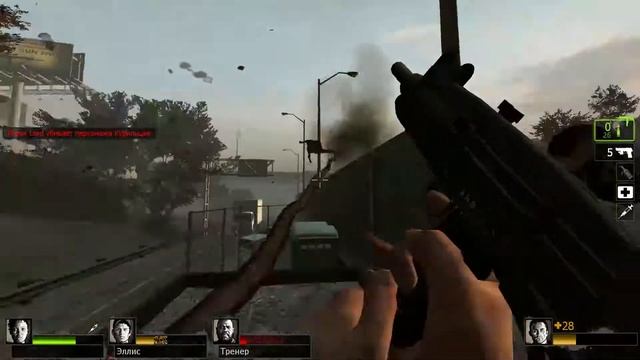 Прорываемся сквозь толпы зомби (на эксперте) игра: Left 4 Dead 2 смотреть онлайн