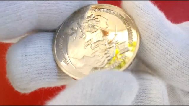 4 Монеты молодой России. 3 и 5 рублей 1992-1993 гг.(ПРУФ) / 4 Coins young Russia. смотреть онлайн