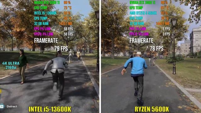 INTEL i5-13600K vs RYZEN 5 5600X | Test in 6 Games смотреть онлайн