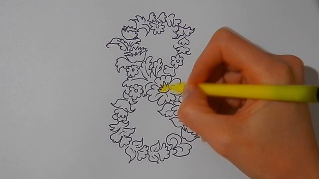 Как нарисовать ОТКРЫТКУ НА 8 МАРТА, Рисуем Просто/726/How to draw a DRAWING FOR MARCH 8 смотреть онлайн